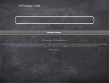 Tablet Screenshot of esllounge.com